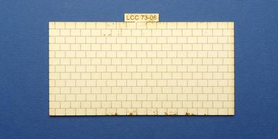 LCC 73-06 O gauge small signal box roof tiles panel 